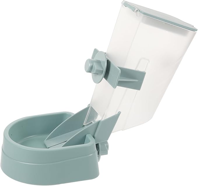 Hemoton Automatic Pet Feeder with Capacity Easy Clean Removable Food Bowl Convenient Hanging Puppies No Electricity Required Slope Design Prevents Clogs