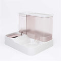 Dog Water Bottles Automatic Pet Water Dispenser Feeding Bowl Dog Drinking Cat Food Container(Pink)