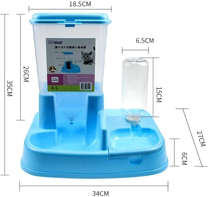 feeders Automatic Feeder 5 Piece Set Pet Automatic Feeder Dog Cat Drinking Bowl Dog Water Drinking Cat Feeding Large Capacity Water Dispenser