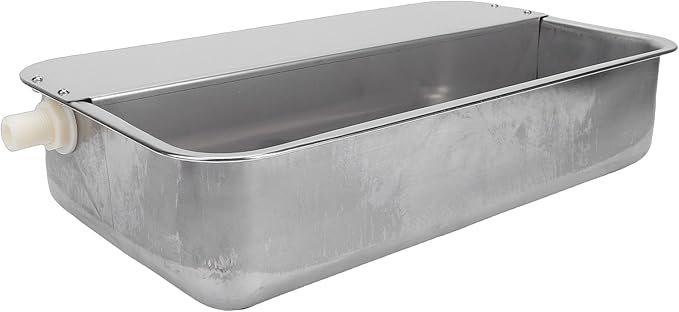 Fabater Automatic Water Dispenser for Dogs, 304 Stainless Steel Fully Automatic Self Filling Dog Water Bowl, Livestock Waterer with Thickened Structure for Horses Calves Chickens Goats