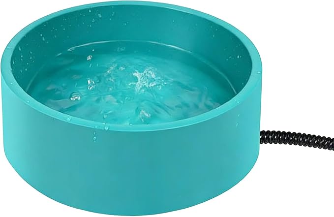Pet Heating Bowl – Constant Temperature Automatic Cat Dog Feeding Dish, 3.2L Large Capacity | Drop Resistant Base, Electric Heating Design, Winter Warmth Accessory for Rabbits Chickens Birds