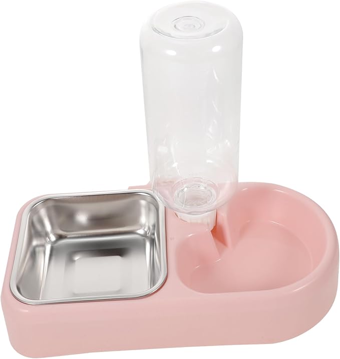 BESPORTBLE Pet Supplies Automatic Pet Water Dispenser for Cats Dogs Sturdy Double Bowl Design
