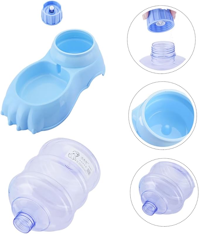 SUPVOX Non-Slip Base Pet Water Feeder Automatic Cat Bowl Large Dog Drinking Bowl Portable Water Dispenser for Dogs