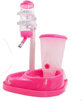 Two-in-One Automatic Pet Feeder and Water Fountain - Large Capacity Food and Water Dispenser for Cats and Dogs(H)