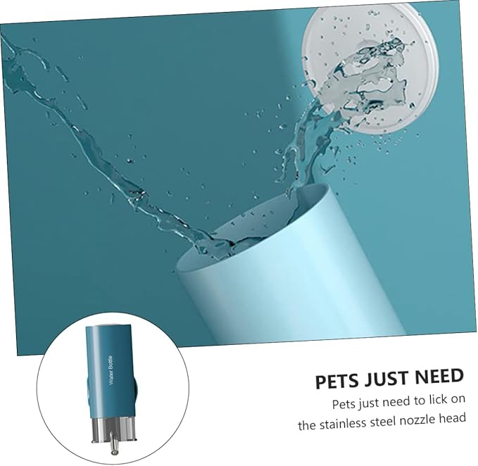 HEMOTON Pet Hanging Water Dispenser for Dogs Automatic Feeder for Home Use Height Nozzle Convenient Travel