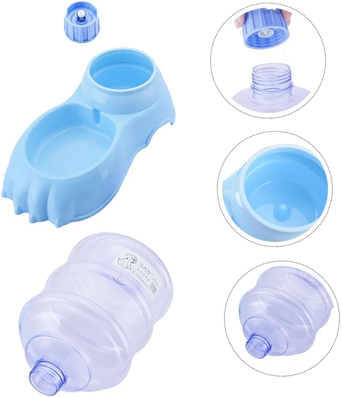 Yardwe Cat Feeding Station Automatic Dog Feeder Portable Drinking Bowl Kitten Bowls Safe for Long Use