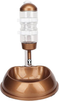 Pet Standing Water Dispenser Bowl Height Adjustable Multifunction Dog Automatic Water Food Feeder with Detachable Pole