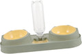 Happyyami Cat Slow Feeder Automatic Dog Bowl Raised Platform Pet Feeder and Drink Random Style