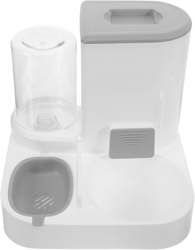 Automatic Pet Food and Water Dispenser with Dry and Wet Separation and Cats Easy to Clean Detachable Pet Feeder for Convenient Feeding and Hydration