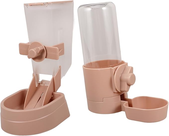 Pet Feeder and Water Dispenser for Cats Dogs Automatic Cat Feeder Cage Accessory