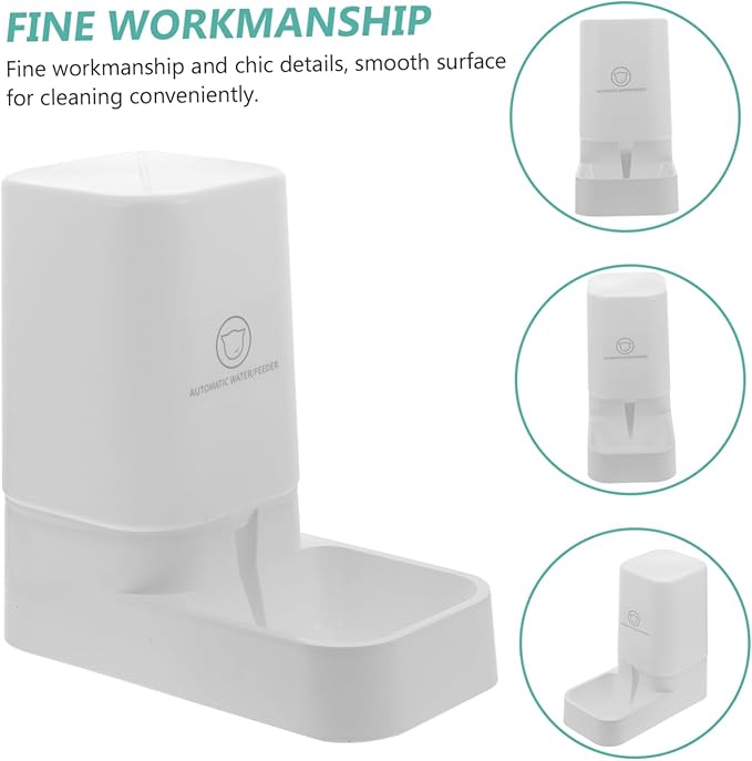 BESPORTBLE 1pc Pet Drinking Feeder Large Water Bowl Pet Water Drinker Safe Easy to Use