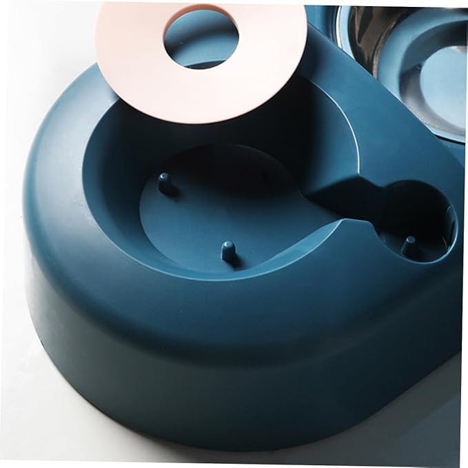 BESPORTBLE Pet Feeder and Water Dispenser for Dogs and Cats Automatic Food Bowl Tip Design Easy to Clean for Home Decoration Smooth