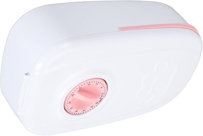 ANGGREK Automatic Pet Feeder, Intelligent Timed Pet Feeder Sturdy Single Meal for Cats (Pink)