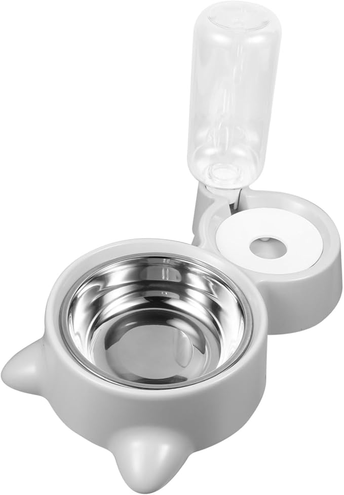 Automatic Water Feeder Pet Food Bowl Dual Use Container for Dogs Leak Design Convenient Transparent Water Bottle Easy to Durable for Pets