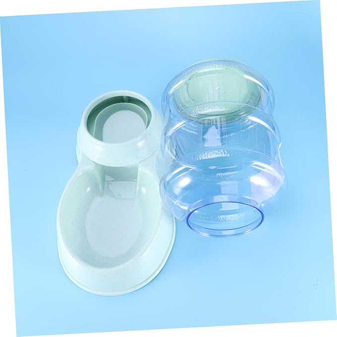 Sosoport Pet Food Drink Dispenser Dog Cat Automatic Feeder Water Bowl Slow Feeder Plastic Pet Supplies