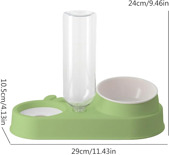 Pet Food Feeders and Waterer Detachable Cats Water Fountain Bowl Food Container Automatic Bowl Supply