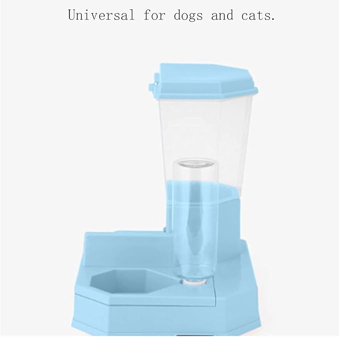 2 IN 1 Pets Automatic Water Feeder 2.5L/0.5L Automatic Dog Feeder Cat Water Dispensers Unplugged Feed Water Pet Supplies For Small Medium Large Cat Dog Pet water dispenser