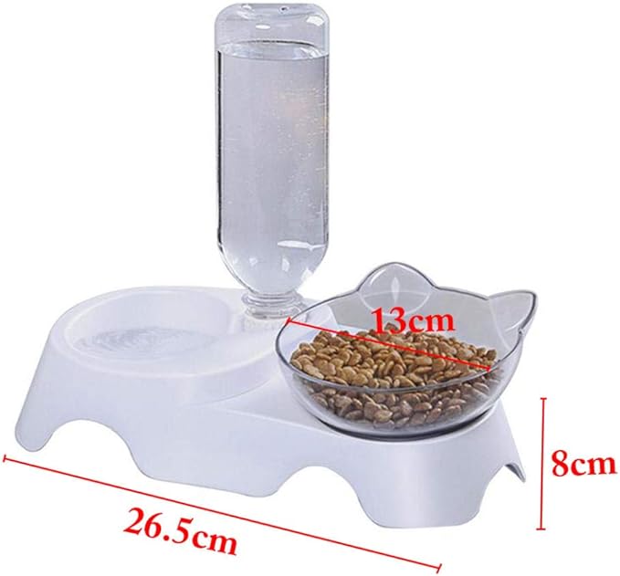 Pets Feeder Bowl Dog Dishes Plastic Anti Slip Pet Drinkers Cat Dog Automatic Feeder Drinking Pet Bowl Water Bowl for Pets Dog Automatic Drinkers