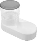 TOYANDONA Automatic Dog Feeder and Cat Food Dispenser, Spill-Proof Pet Feeder Bowl with Auto Fill Function, Gray, Suitable for Puppies and Adult Dogs, Convenient Pet Feeding Supplies