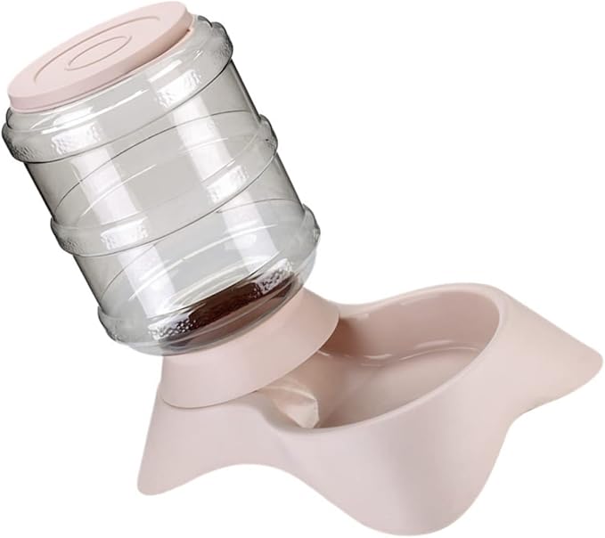 DOITOOL Automatic Pet Feeder Transparent Bottle Design Food Dispenser for Dogs and Cats Capacity Lightweight and Portable for Pet Owners