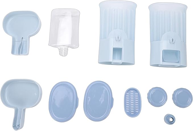 Yosoo Hanging Pet Food Water Dispenser Auto Cage Feeder, Waterer Set for Cats Dogs, Hanging Pet Food Water Dispenser, Space Saving Design, Easy Cleaning, Ideal for Large Pets