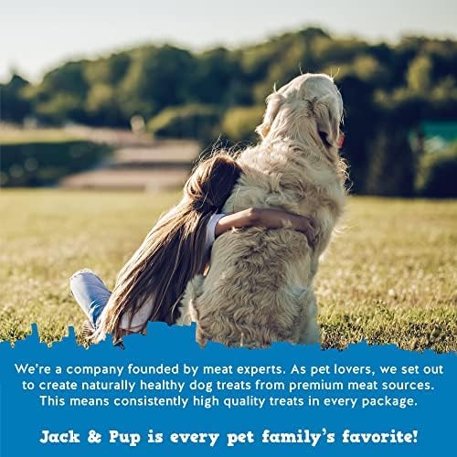 Jack&Pup 12 Inch Thick Bully Sticks for Large Dogs (3 Pack) Bully Sticks for Medium Dogs, Single Ingredient Dog Chew Sticks