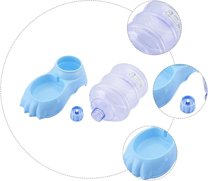 SUPVOX Non-Slip Base Pet Water Feeder Automatic Cat Bowl Large Dog Drinking Bowl Portable Water Dispenser for Dogs
