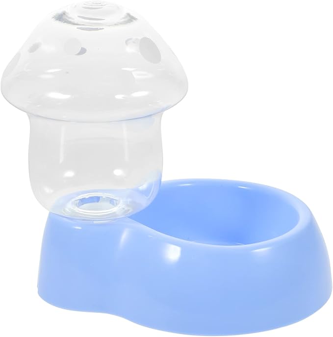 balacoo Automatic Pet Water Dispenser for Cats and Dogs Mushroom Shape Gravity Waterer Capacity Material Easy to Clean for Home Use