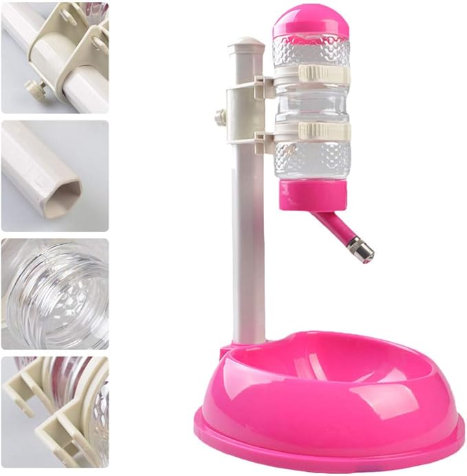 balacoo 1pc Automatic Pet Water Dispenser and Food Feeder Pet Supplies Water Bottle and Roller Nozzle for Dogs and Cats Easy to Use and Design