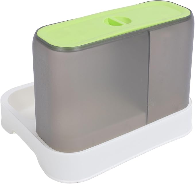 Dogs Cats Food Feeder,Pets Automatic Feeder and Waterer Set Travel Supply Feeder Water Dispenser 2 in 1 Self Feeding Bowl Cat Automatic Feeder for Dog Cat Feeding Sation