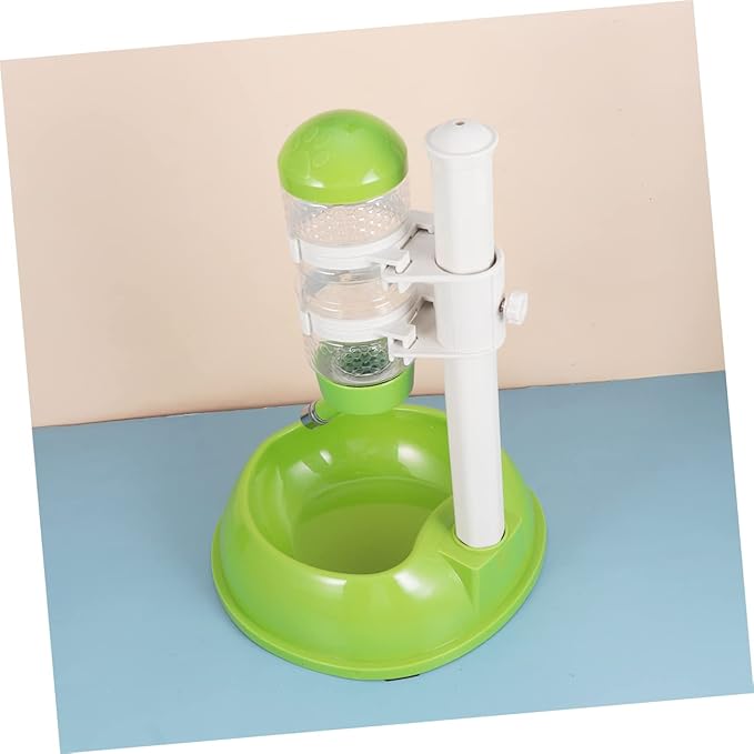 Automatic Pet Feeder and Water Dispenser for Cats Food and Water Bowl Capacity Safe and Durable Material Adorable Heart Shape Design Green