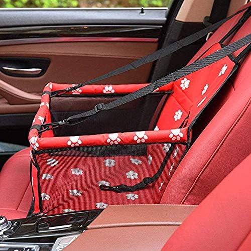 JOONOR Dog Car Seat Booster for Small Dogs & Cats, Red