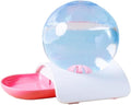 Automatic Dog & Cat Water Dispenser, 2.8L No Electricity Bubble Fountain, BPA- Pet Feeder (Pink)