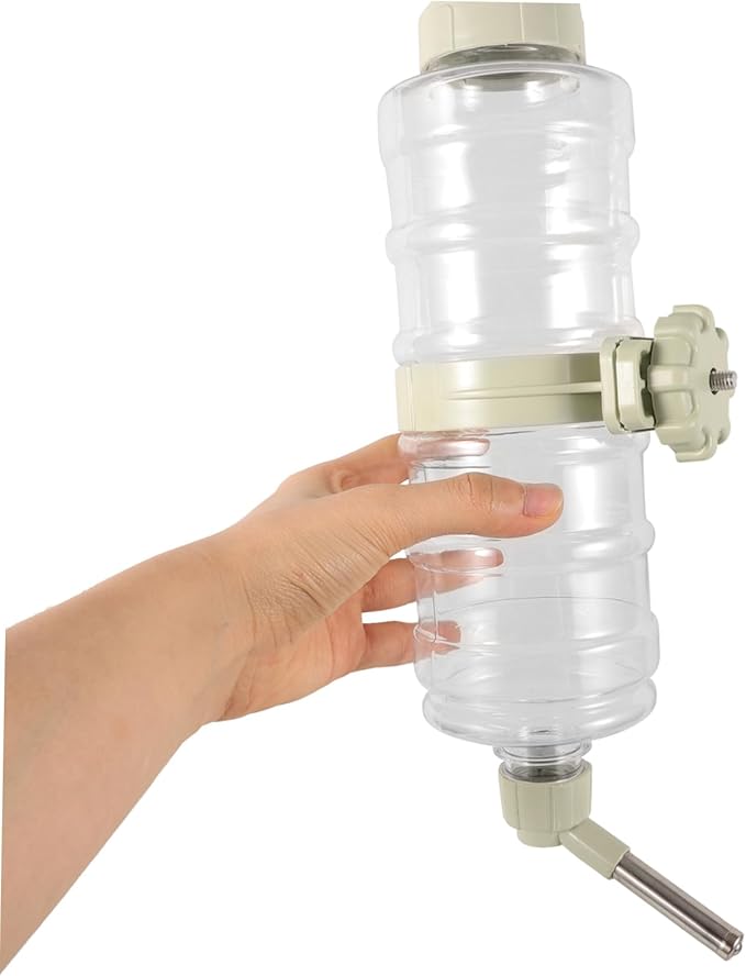 Hanging Dog Water Dispenser Automatic Pet Water Feeder for Cats Rabbits and Small Animals No Leak Design Convenient Cage Accessory for Thirsty Pets