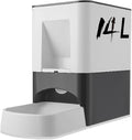 Large Automatic Dog Feeder, 14L Extra Large Breed Auto Dog Feeder Timed Programmable Pet Food Dispenser, Portion Control Voice Recording Suitable for Large and Medium-Sized Dogs