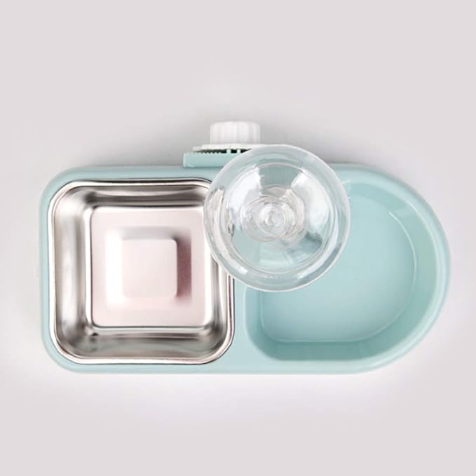Double Pet Water Feeding Bowl Creative Automatic Water Feeder for Dogs and Cats Smooth Unique Design Convenient and Practical Pet Supplies