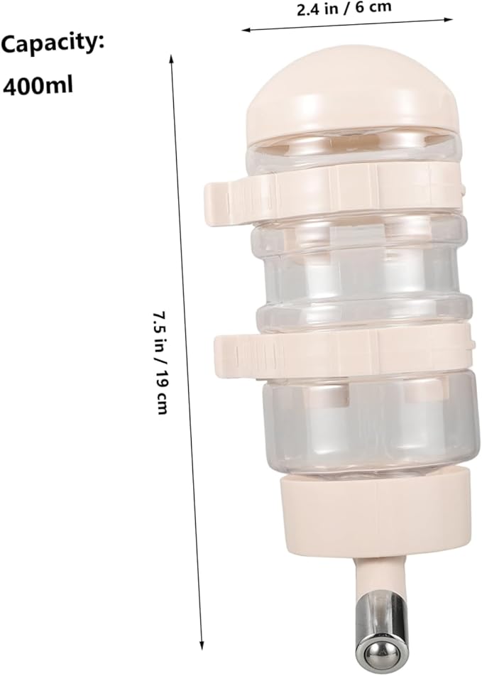 Automatic Dog Water Dispenser for Small Cats Puppy Feeder Pet Water Bottle Stainless Steel Nozzle Easy to Install