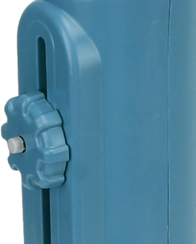 Pet Standing Water Dispenser Bowl Automatic Adjustable Height Detachable Non Slip Design Material for Dogs Cats Home Use 680ml Capacity (Blue)