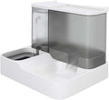 Dog Water Bottles Automatic Pet Water Dispenser Feeding Bowl Dog Drinking Cat Food Container(Grey)