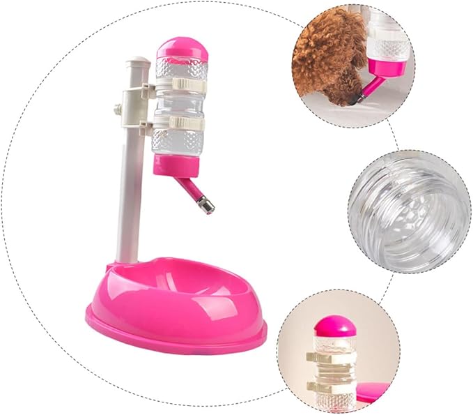 Automatic Pet Feeder Water Dispenser Dual Bowl for Dogs Cats Non-Slip Base Durable Material for Home Use