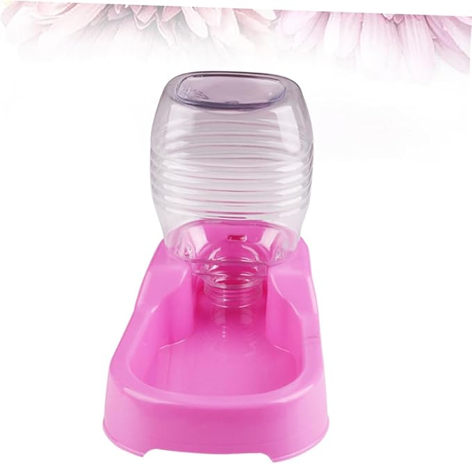 FRCOLOR 3pcs Pet Water Feeder Bowl Creative Automatic Drinking Tool for Dogs and Puppies Unique Non- Design Easy to Safe Material for Home and Pet Shops