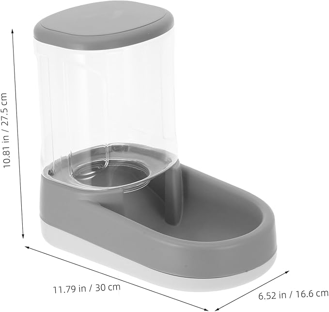 Toyvian Pet Water Dispenser Food Feeder Automatic Water Feeding Station for Cats and Small Medium Large Dogs