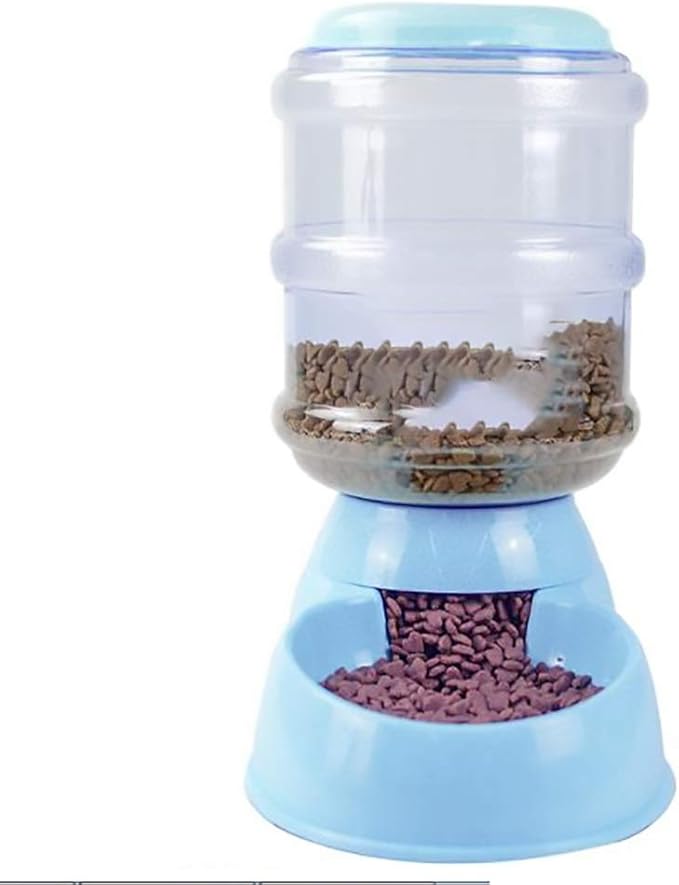 Blue 3.8L Large Capacity Dog/cat Pet Automatic Feeder Pet Supplies
