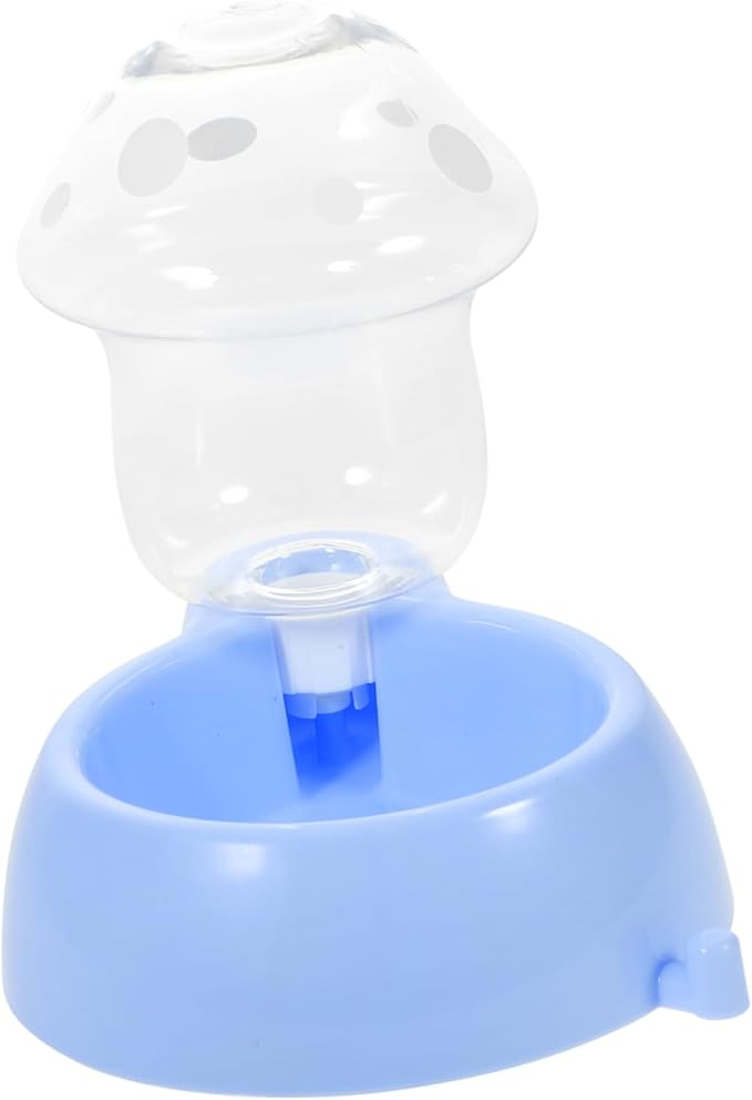 GANAZONO Automatic Cat and Dog Water Dispenser Gravity Feeding Mushroom Shape Pet Waterer Durable and Safe for Home Use Easy to Monitor Water Levels for Cats and Dogs