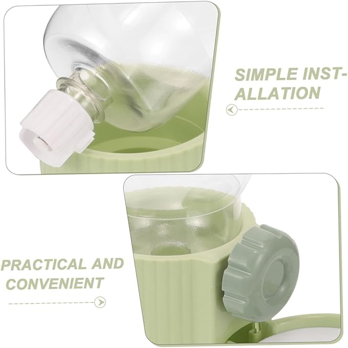 KESYOO 2pcs Automatic Pet Water Dispenser Feeder Wall-Mounted Dog Water Bottle for Animals Leak Easy Puppies Kittens and More