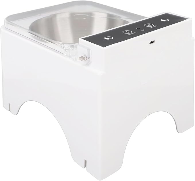 Automatic Intelligent Cat Dog Feeder Bowl, 6 Meal Timed Pet Feeder, Prevent Overeating, Stylish Design, Long Lasting Usage, for Comfortable Eating Angle, Promote Better Eating