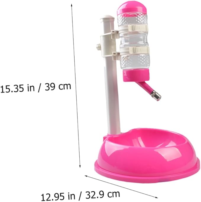 ERINGOGO 1pc Automatic Pet Water Dispenser Height Feeding Bowl and Water Drinking Non-Slip Base for Dogs and Cats Convenient Gravity Feeder for Pets