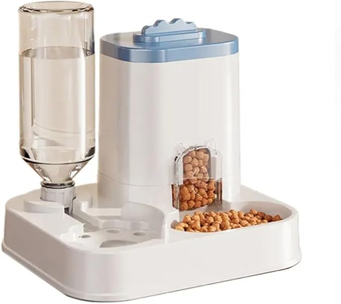 Compatible for Large Capacity Automatic Pet Feeder and Water Dispenser, Suitable for Cats and Dogs(Blue)