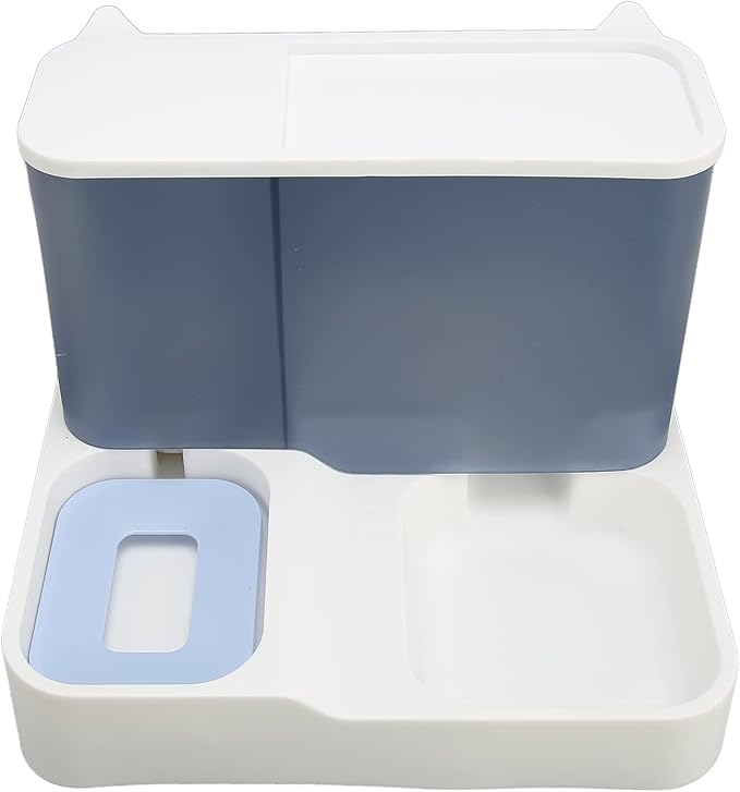 Tbest Automatic Feeders,Automatic Cat Feeder Simple C Large Ay 2 in 1 Pet Food Feeder and Water Dispenser for Catogs e