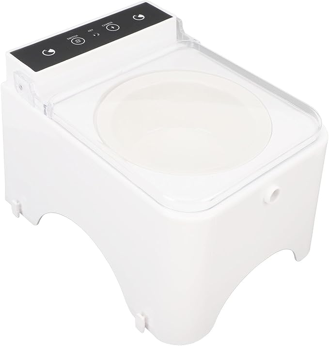 Automatic Intelligent Cat Dog Feeder Bowl, 6 Meal Timed Pet Feeder, Prevent Overeating, Stylish Design, Long Lasting Usage, for Comfortable Eating Angle, Promote Better Eating